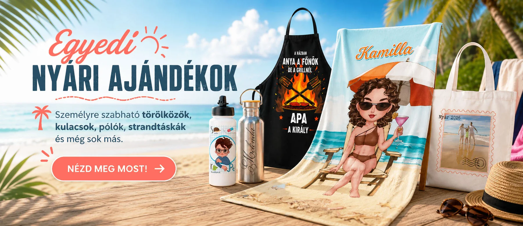 Egyedi ajándékok, örök emlékek